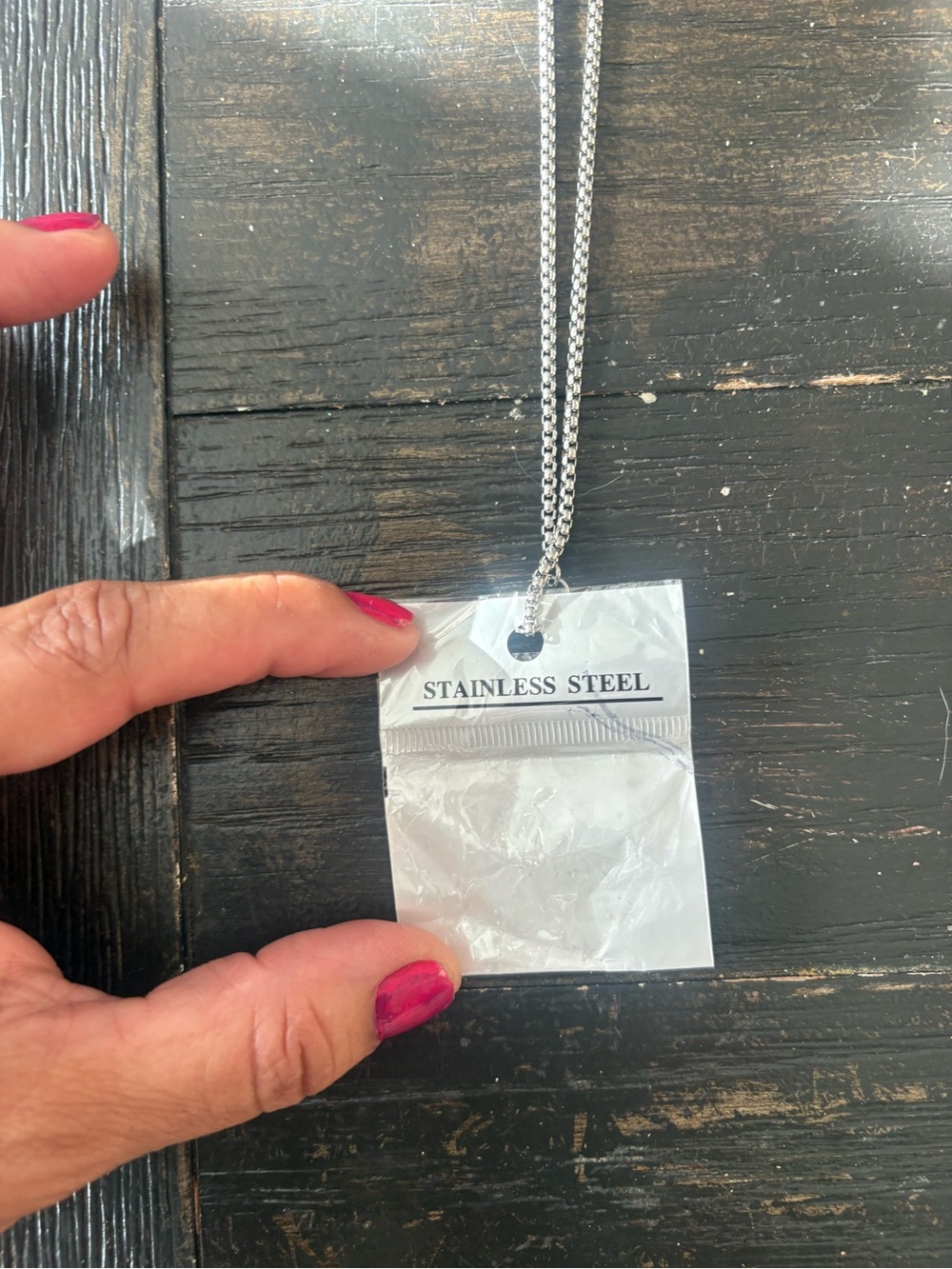 Stainless Steel Silver Necklace - Classic Silver Finish